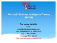 >MSBI Training | Microsoft Business Intelligence online training-GOT PowerPoint PPT Presentation