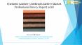 Synthetic Leather Artificial Leather Market Professional Survey Report 2018 PowerPoint PPT Presentation
