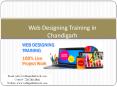 web designing training in chandigarh (1) PowerPoint PPT Presentation