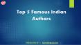Top 5 Famous Indian Authors
