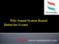 Sound System Rental Dubai - Sound and Light Rental Dubai PowerPoint PPT Presentation