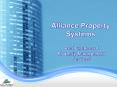 Alliance Property Systems PowerPoint PPT Presentation