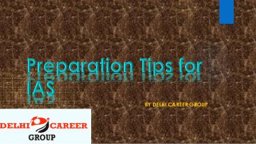 preparation tips for IAS
