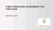 4 BHK Penthouse Apartments for Purchase