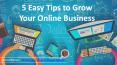 5 Easy Tips to Grow Your Online Business PowerPoint PPT Presentation