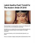 Latest bridal Fashion Trends 2018 PowerPoint PPT Presentation