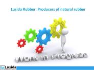 Lusida Rubber: Producers of natural rubber