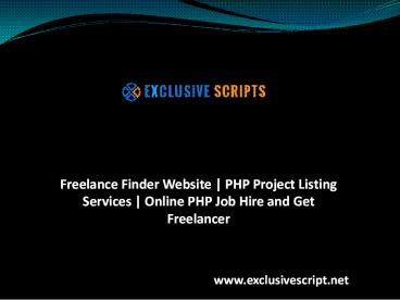 Freelance Finder Website | PHP Project Listing Services | Online PHP Job Hire and Get Freelancer