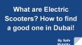 Electric Scooters and Mobility Scooters By Safe Mobility