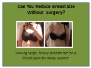 breast reduction cream