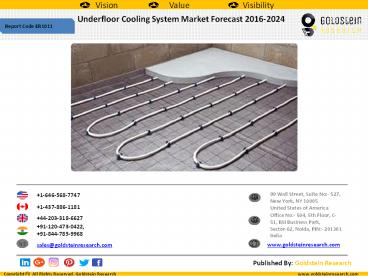 Global Under Floor Cooling System Market