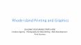 Rhode Island Printing and Graphics (16) PowerPoint PPT Presentation