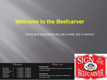 The Beef Carver-Best Places To Eat In Royal Oak (1)