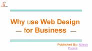 Why use Web Design for Business?