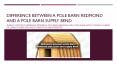 Difference between a pole barn Redmond and a pole barn supply Bend