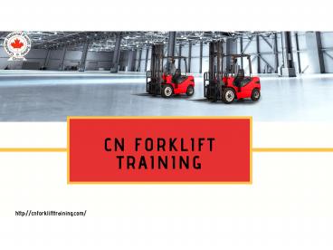 Forklift Training  | Certification Brampton