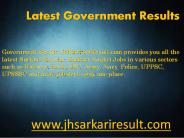 Latest Government Results (10)