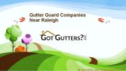 Gutter Guard Companies Near Raleigh