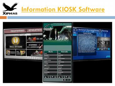 Information KIOSK Software