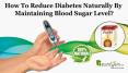 How to Reduce Diabetes Naturally by Maintaining Blood Sugar Level? PowerPoint PPT Presentation