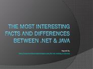 Why Dot Net Most Better Than Java
