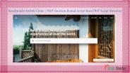 Find out best php Vacation Rental Script in PHP Script Directory