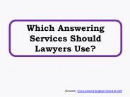 Which Answering Services Should Lawyers Use?
