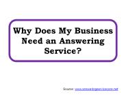 Why Does My Business Need an Answering Service?