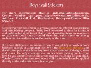 Boys wall Stickers