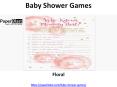 Baby Shower Games PowerPoint PPT Presentation