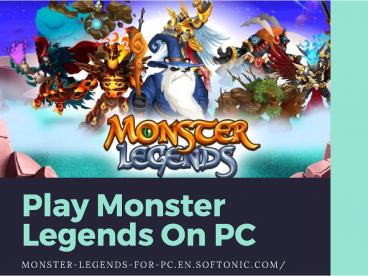 Play Monster Legends On PC