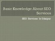 basic knowledge about SEO services