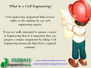 Civil Engineering Assignment Help