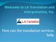 Vietnamese translation services at Latranslation.com PowerPoint PPT Presentation