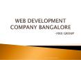 web development company in bangalore PowerPoint PPT Presentation
