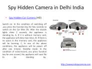 Spy hidden Camera in Delhi India