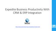 Expedite Business Productivity With CRM & ERP Integration