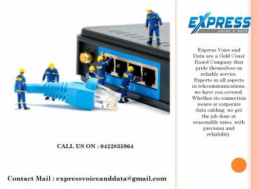 Gold Coast Phone Line Maintenance & Installations