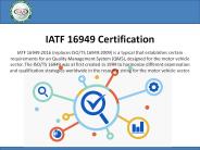 IATF 16949 Automotive Certification