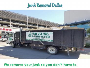 Junk Removal Dallas – Junk Guru