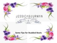 Some Tips for Studded Boots