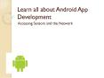 Learn all about Android App Development! PowerPoint PPT Presentation