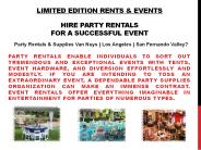 Hire Party Rentals For A Successful Event