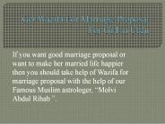 Get Wazifa for Marriage Proposal for Girl