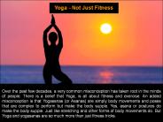 Yoga - Not Just Fitness