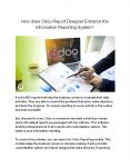 How does Odoo Report Designer Enhance the Information Reporting System? PowerPoint PPT Presentation