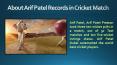 To Know More About Top Cricket Players in Dubai - Atif Patel, Arif Umarji Patel PowerPoint PPT Presentation