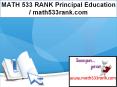 MATH 533 RANK Principal Education / math533rank.com PowerPoint PPT Presentation