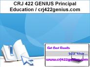 CRJ 422 GENIUS Principal Education / crj422genius.com
