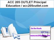 ACC 205 OUTLET Principal Education / acc205outlet.com